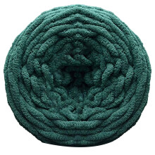 45Yards Chunky fonal, puha akril, terjedelmes, mosható fonal kötéshez és horgoláshoz takarókhoz – zöld