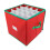 Boîte de rangement pour décorations de Noël rouge à 64 compartiments 1