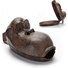Monkey Ashtrays for Smokers,Ashtrays for Patio Indoor Home Decor Garden Cast Iron,Cigar accessories for Men,Cigar Gifts for Men Unique(LARGE)