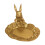 Rabbit ring holder gold jewelry dish 1 piece 1