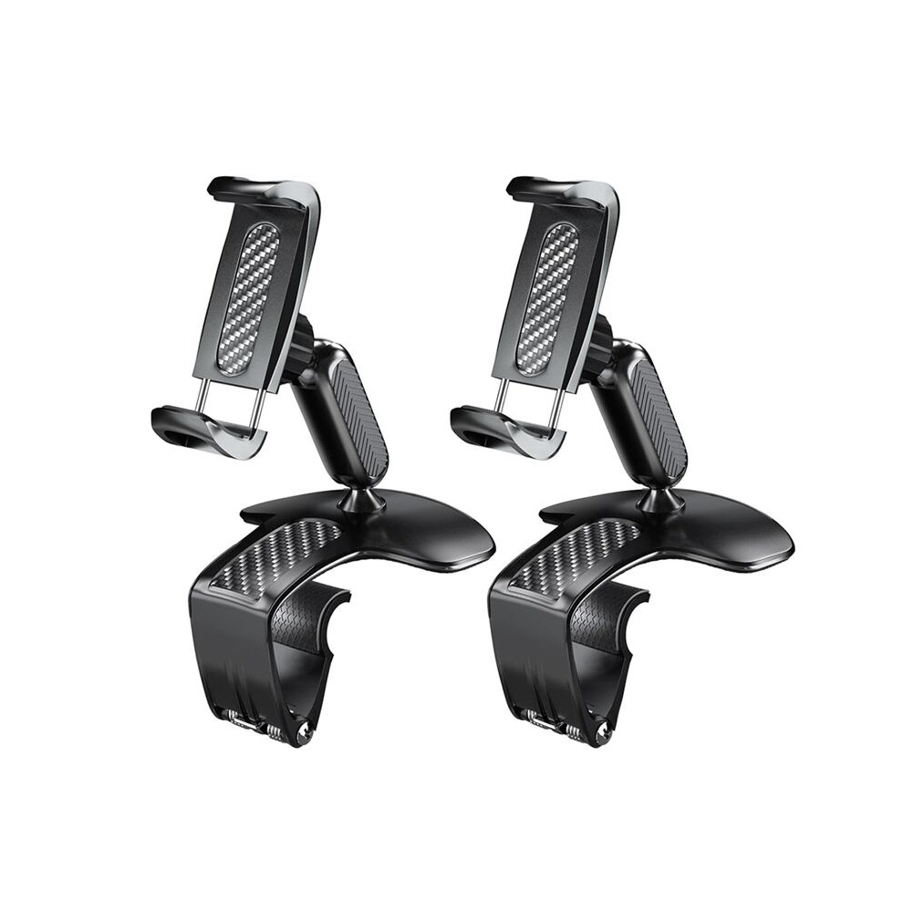 2Pcs Car Phone Clip Holder For Dashboard, Multifunctional Car Dashboard Phone Holder For Smartphones Car Dash Stand 6031065833269