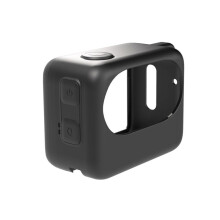 PULUZ for  GO3/3S Camera Silicone Case Multifunctional Sports Camera Protective Accessories Black