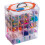 Stackable Storage Container with 50 Adjustable Compartments, Dog Toys & Supplies Organizer 2