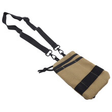 Sac à outils zippé, tissu Oxford, kaki, taille unique