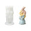 Paashaas geurkaars van hars, 9,4 cm 3