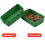 Plastic Bird Feeder Cup for Wire Cages, Green 5