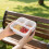 Boîte à lunch bento réutilisable beige à 3 compartiments 6,7 x 6,1 x 2,2 2