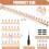 Wooden Loom Frame Kit Adjustable for Yarn Blankets Shawls 2