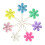 Plastic color flower threader needle sewing accessory 4