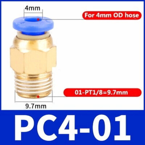PC-Druckluft-Schnellverbinder mit Außengewinde, 2 Stück 1