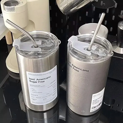 304 rustfritt stål vakuumtermoskopp 600 ml 2