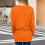 Girls' solid long-sleeve tee orange 4–14 years 5