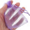 Sachets cadeaux en organza violet à cordon (50 pièces) 5