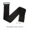 Black Adjustable Hook-and-Loop Strap Set (6 pcs) 2