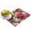 Tischsets mit rotem Blumenmuster, Leinenstruktur, 4er-Pack 8