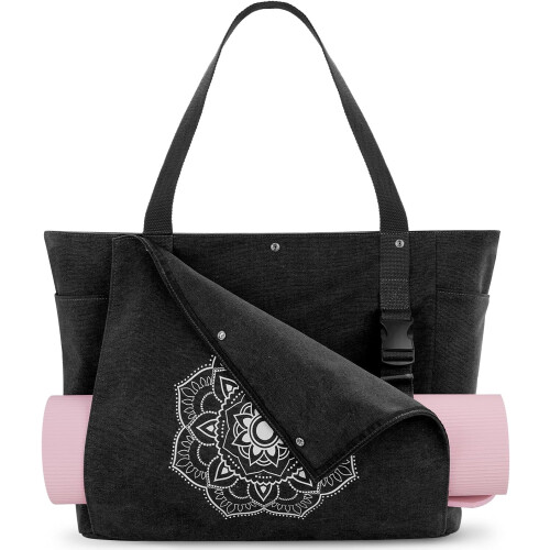 Yogamattas van canvas met meerdere vakken 1