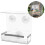 Bird feeder no-mess clear treat dispenser set 2