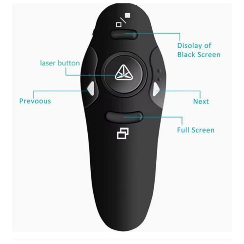 Wireless Presenter Presentation Remote Control Powerpoint Presentation PPT Flip Pen Projector PPT Slides Pointing Pens 2