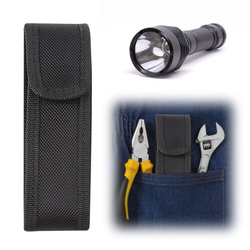 Leather Flashlight Holder Durable Protective Cover For Flashlights Secure Carry Pouch With Easy 1