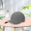 Unisex baseballcaps – justerbar snapback, mørkegrå 2