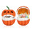 Decoração de abóbora de Halloween em resina com dentes engraçados (1 peça) 4