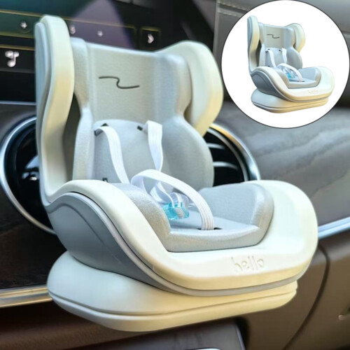 Puppenautositz-Dekorhalter mit Sicherheitsgurt (1 Stück) 1