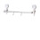 Shower Curtain Rod with Suction Cup Adjustable 1-Pack 2