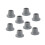 Shower Chair Feet Rubber Tips 8 pcs 4
