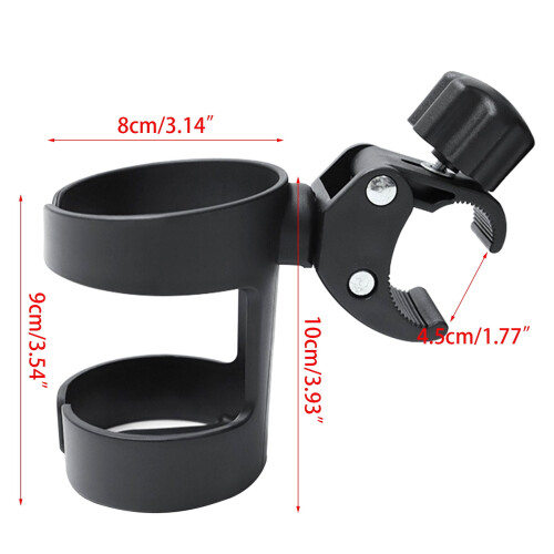 Bike Cup Holder Rack for Strollers Wheelchairs Walkers 1