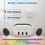 Wireless Charging Dock for Meta Quest 3/Meta 3 VR Multi-Function Magnetic Suction RGB Light Wireless Charging Adapter C 6