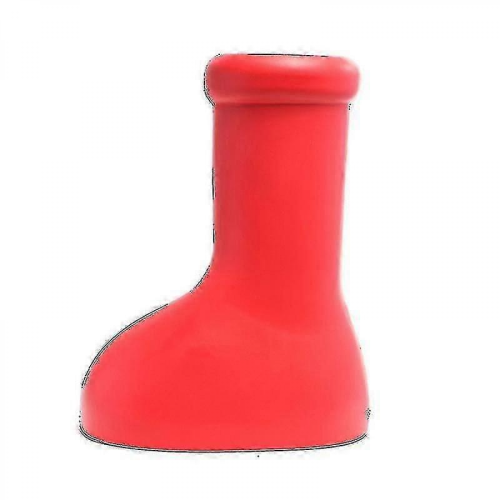 （EU27)Big Red Boots Creative Red Fashion Rain Boots