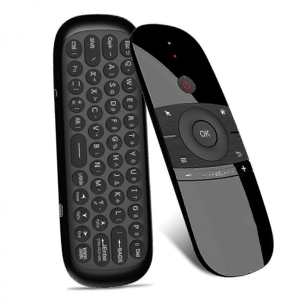 W1 2.4G Air Mouse Wireless Keyboard Remote Control Infrared Remote Learning 6-Axis Motion Sense W/ Usb Receiver Compatible Smart Tv Android 4867270161390