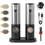 Rechargeable Electric Salt And Pepper Grinder Set With Double Charging Base, Usb Cable, Automatic S 1