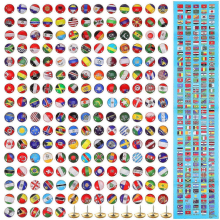 200 Pcs Flag Pins Creative Push Pins Thumb Tacks Creative Thumb Tacks Country Map Push Pins Map Thumbtacks 25-26