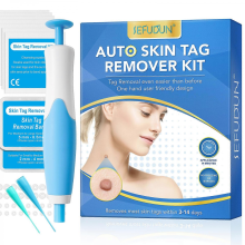 (Blue)1Pc Skin-Tag Remover Double Headed Pen Set, Multi-Purpose 2 in 1 Design,Fast Effective,Portable Convenient Manual