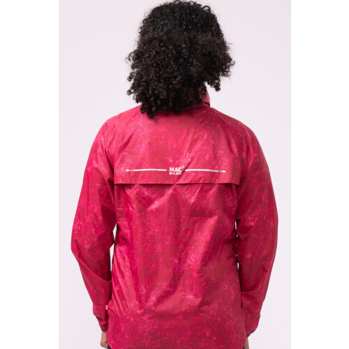 Mac in a Sac Unisex Origin Packable Waterproof Pink Etch Jacket Size XXS 2