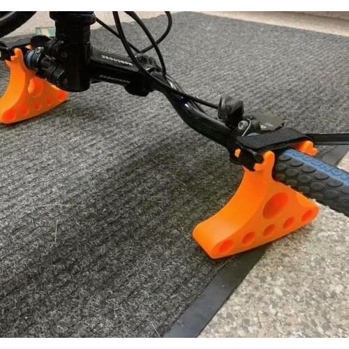 Cykelreparationsställ Bärbart Styre Väggmonterat Orange 1