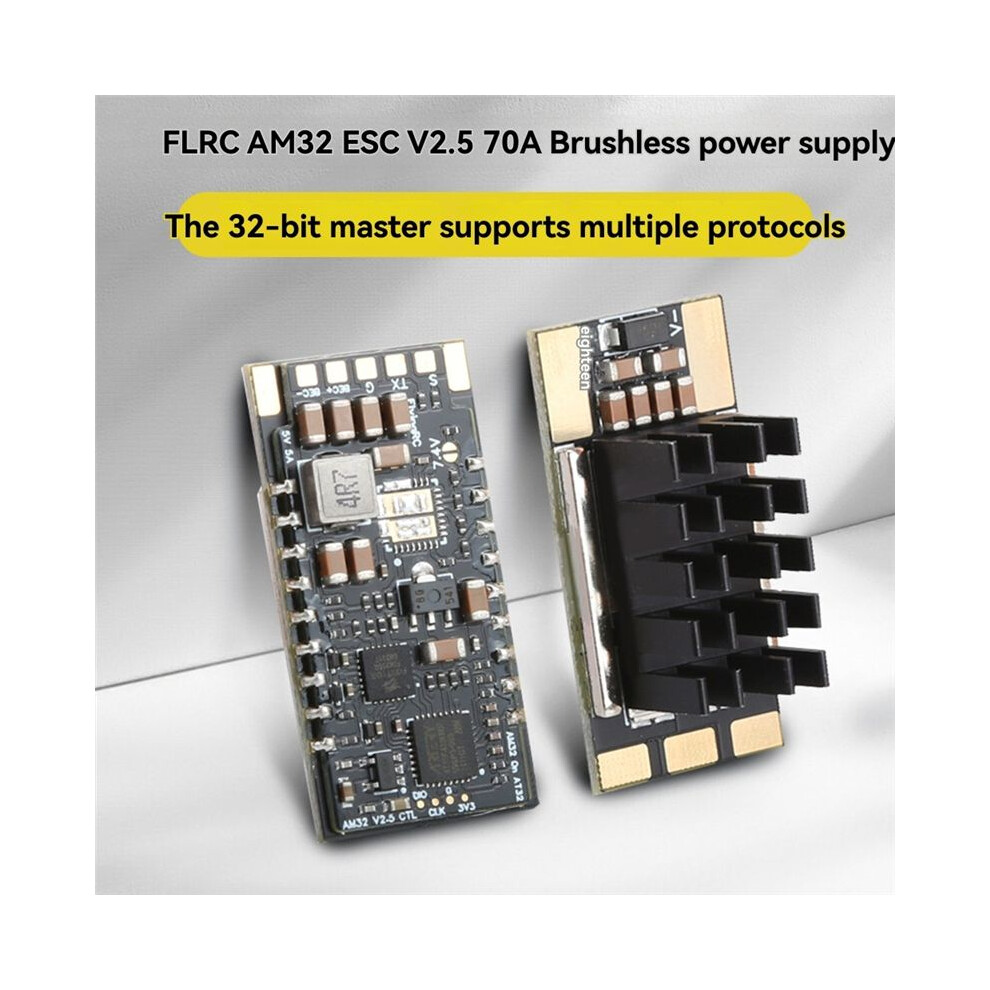 Фото - Фігурки / трансформери Jojomino AM32 ESC V2.5 70A Bezszczotkowy ESC Pojedynczy Korpus Złoty Uszczelniony Model Samochodu BEC Crossover Machine FPV 