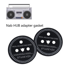 2PCS NAB Hub Adapter Spacer 0,8 mm Spacer voor Reel To Reel Tape Recorders 0,8 mm