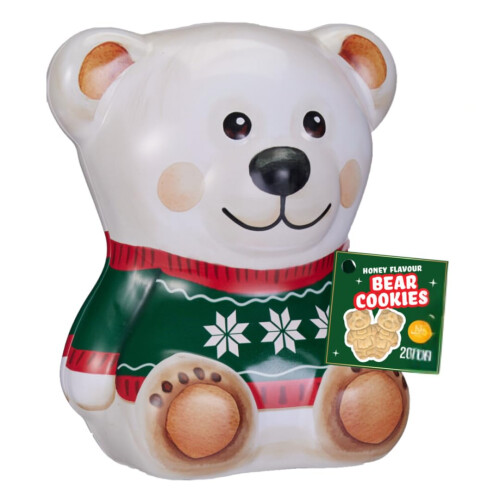 Honey Flavour Biscuits In Reusable Gift Tin