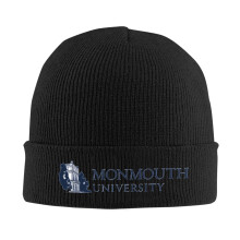 Monmouth Universityn pipo, lämmin talvinen neulottu kallohattu