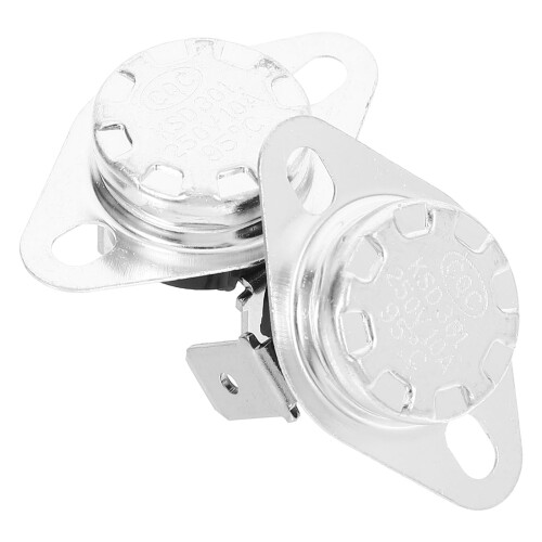 Water Heater Thermostat Switch White Plastic 2pcs