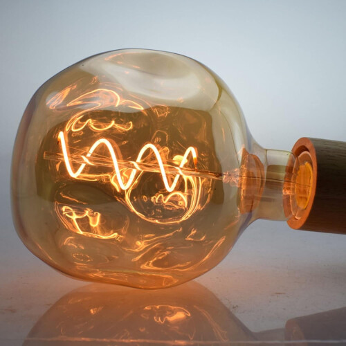 Λάμπα Edison E26/E27 4W με δυνατότητα ρύθμισης φωτεινότητας 2300K Amber Glass 1 συσκευασία