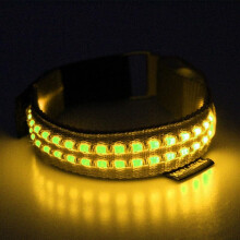 LED Armband, 3 Lighting Modes Battery Operated LED Light Up Bracelets Glow Flashing Wristbands for Walking Lights for Running at Night