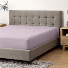 Micropuff King Fitted Sheet with Anti-Slip Anchors – Soft, Breathable, Fade-Resistant, Allergy-Free, Easy Wash