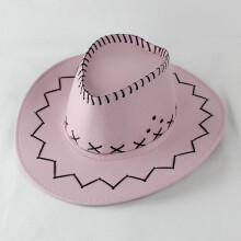 Suede Kids Cowboy Hat for Themed Parties, Dress-Up & Winter – Compatible with Toddler Boys/Girls