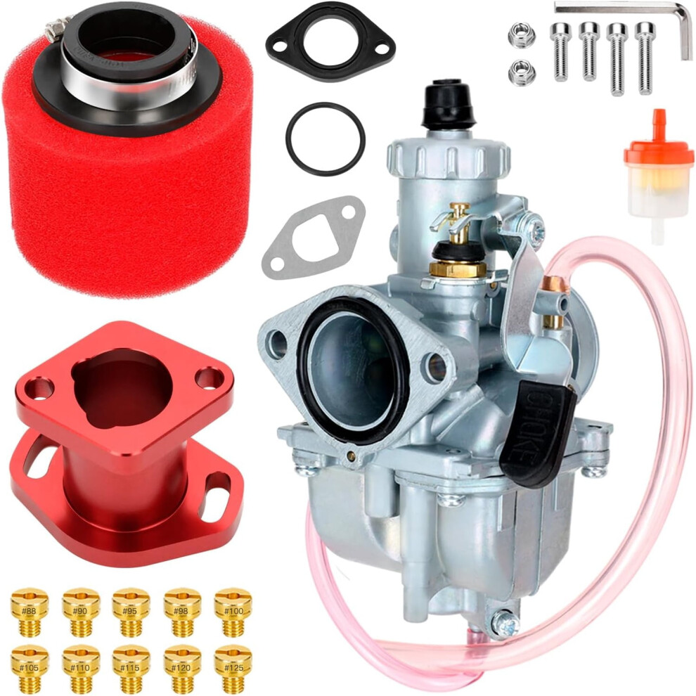 Vm22 Racing Carburetor For Predator 212Cc/196Cc, Coleman Ct200u/Bt200x, Gx160/Gx200, Kt196, Compatible With Ohv Clone Engines Â 38Mm Air Filter & 9555307594017