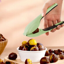 Easy Grip Chestnut Opener – Multi-function, Smooth Splitting & Peeling, Plastic, Green, for Kitchen & Holiday Cooking, Compatible with FAJHHA