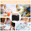 50 Pcs Small Paint Brushes with Sponge Tip Applicators for Precise Color Application and Detailed Crafting Projects 3