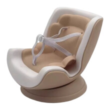 Asiento de coche para muñeca con ventilación de aire, peluche, asiento de seguridad para muñeca, juguete de peluche decorativo pequeño, asiento